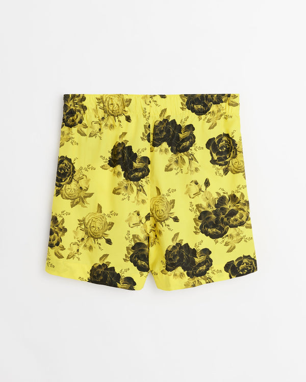 Sweet shorts | Yellow peony Poplin